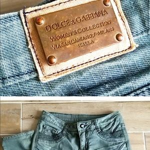 Dolce & Gabbana Acid Striped Skinny Jeans